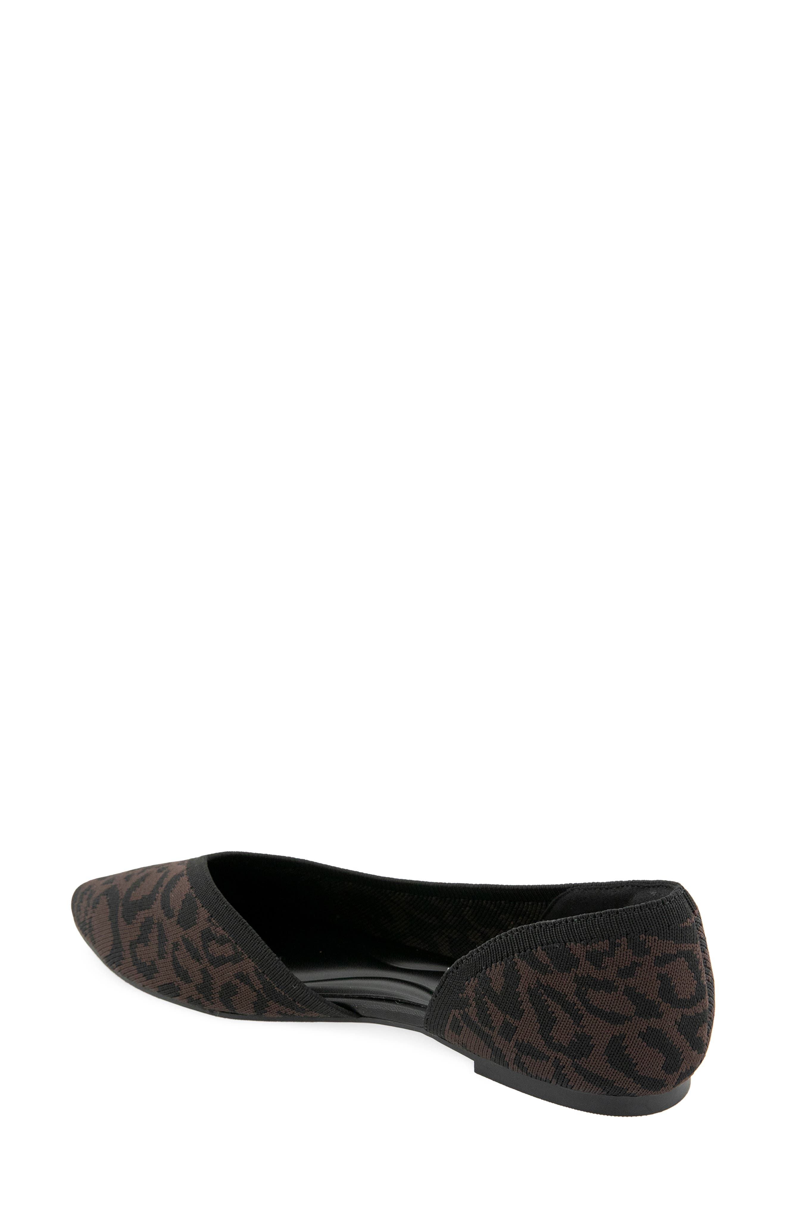 Gavah D'Orsay Flat, Alternate, color, ESPRESSO LEOPARD