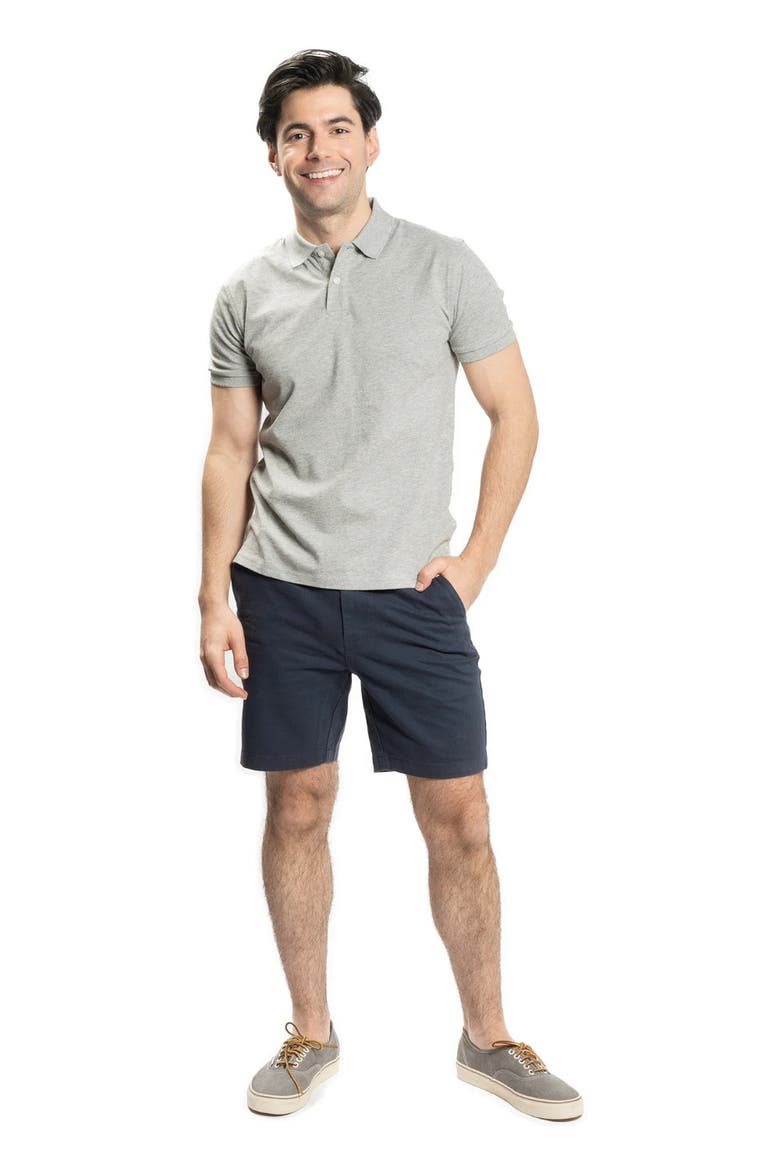 Stretch Chino Shorts 7 Inch, Alternate, color, Navy