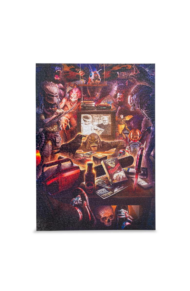 Universal Monsters Monster Mayhem 1000-Piece Jigsaw Puzzle By Rachid Lotf | Toynk Exclusive, Alternate, color, Multi-Color