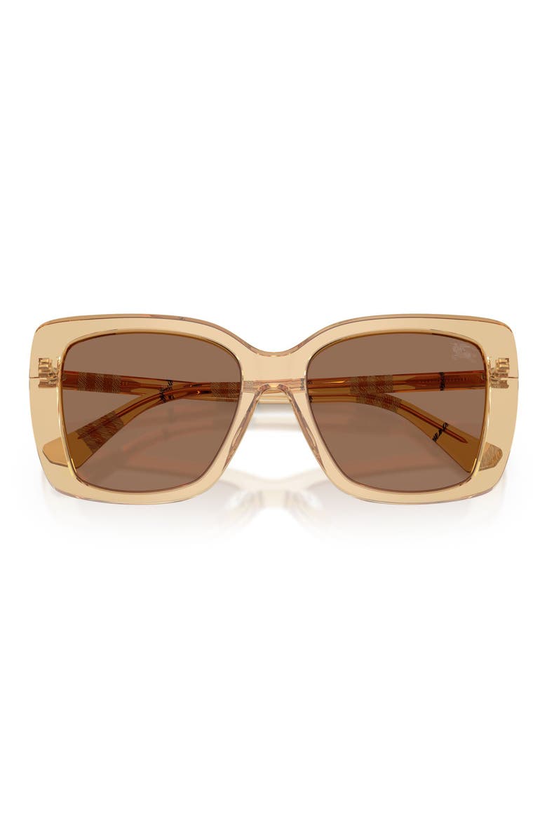 54mm Square Sunglasses, Alternate, color, BEIGE