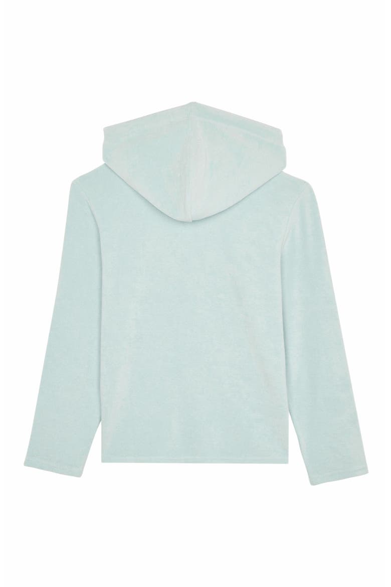 Men's Terry Long-Sleeved Hooded T-Shirt, Alternate, color, PACIFIC