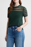 rag & bone Britt Openwork Crewneck Sweater