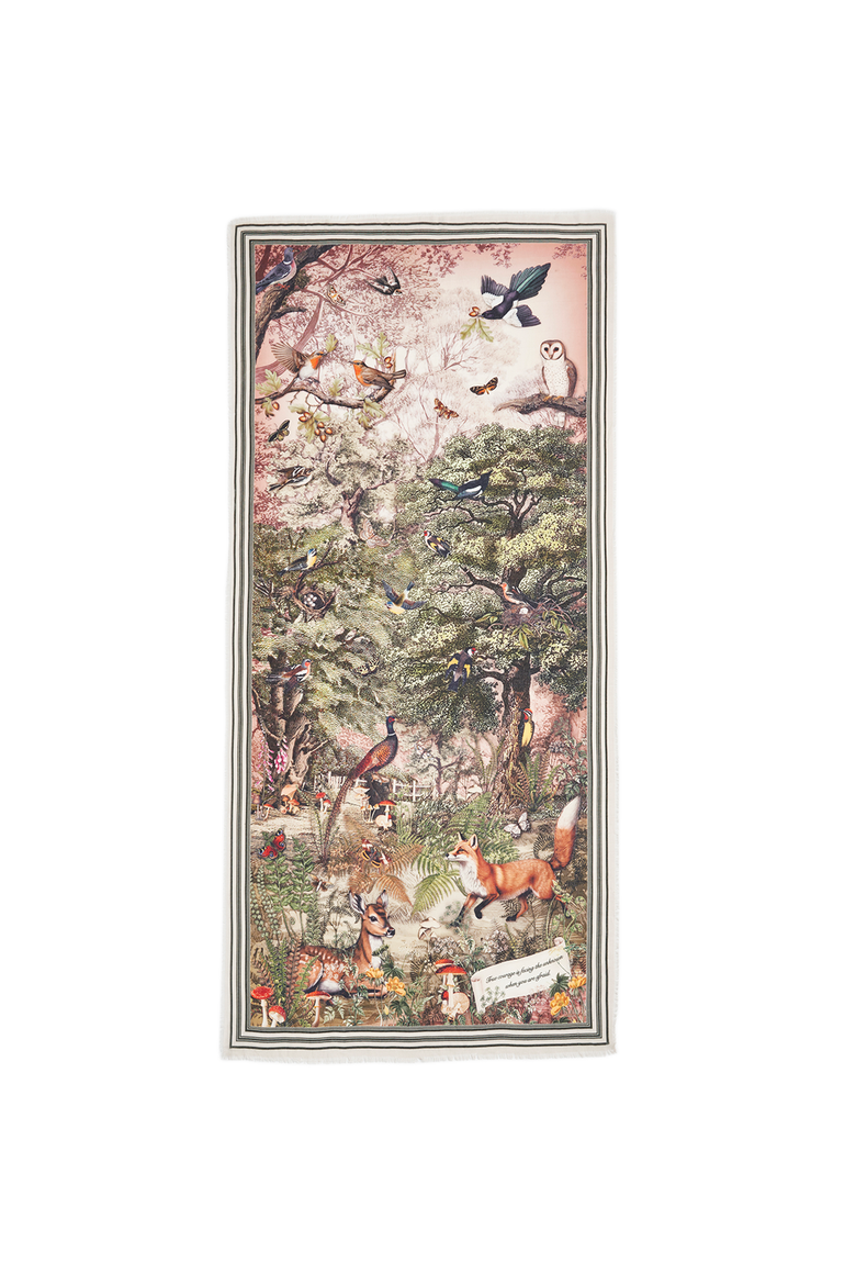 Woodland Tales Scarf, Main, color, Multi Colour