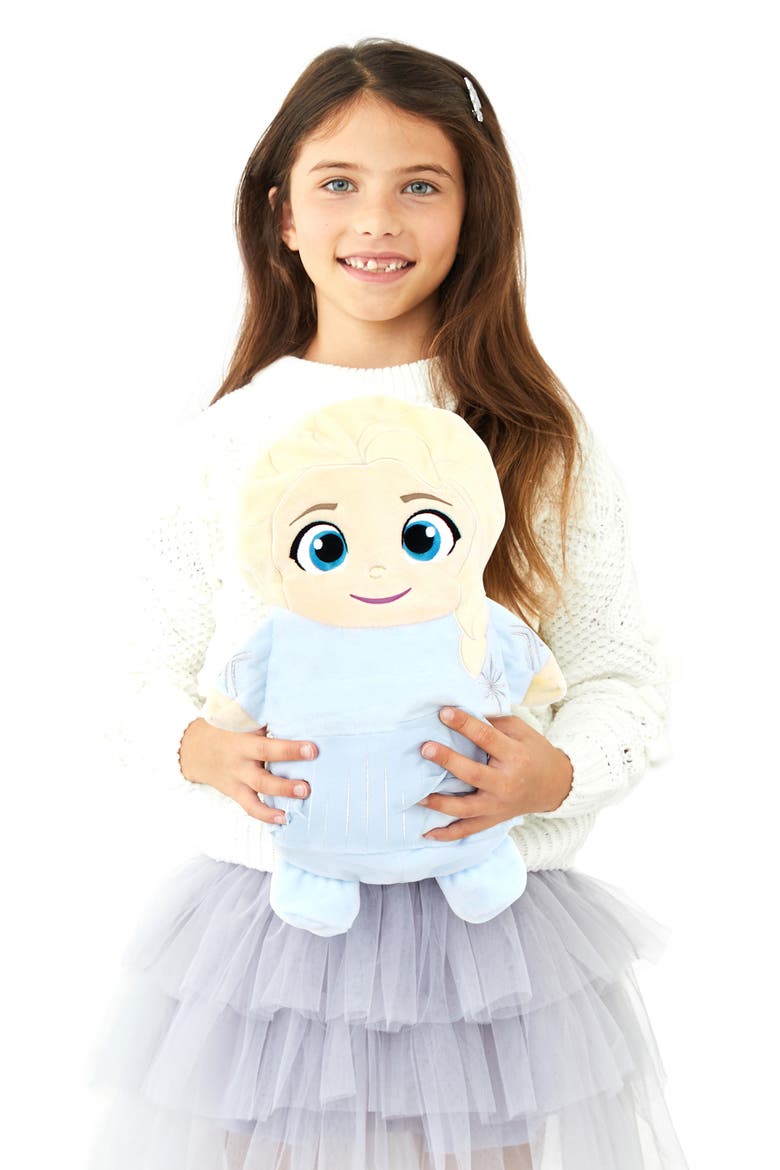 x Disney® Frozen™ Elsa 2-in-1 Stuffed Animal Hoodie, Alternate, color, BLUE MIX