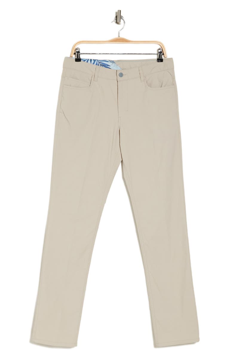 Vintage 1946 Flat Front Slim Leg Performance Twill Pants, Alternate, color, Desert