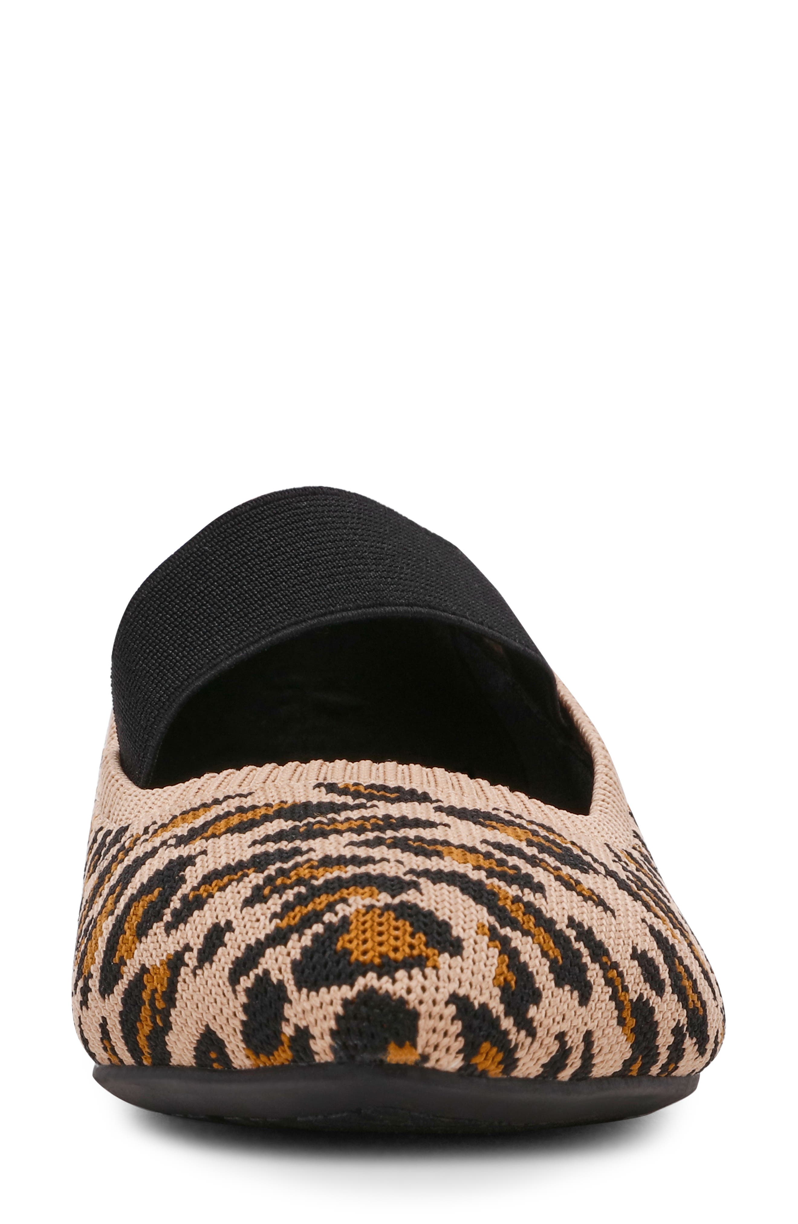 Anne Klein Opalina Mary Jane Flat, Alternate, color, Leopard Fly Knit