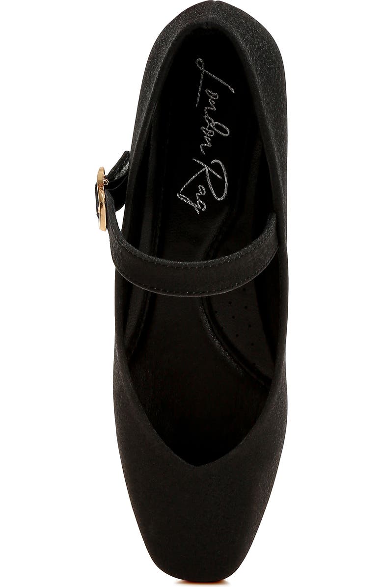 LONDON RAG Herma Mary Jane Flat, Alternate, color, Black