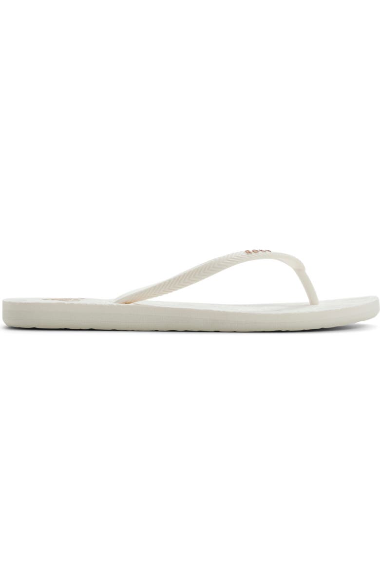 Roxy Antilles III Flip Flop, Alternate, color, Cream