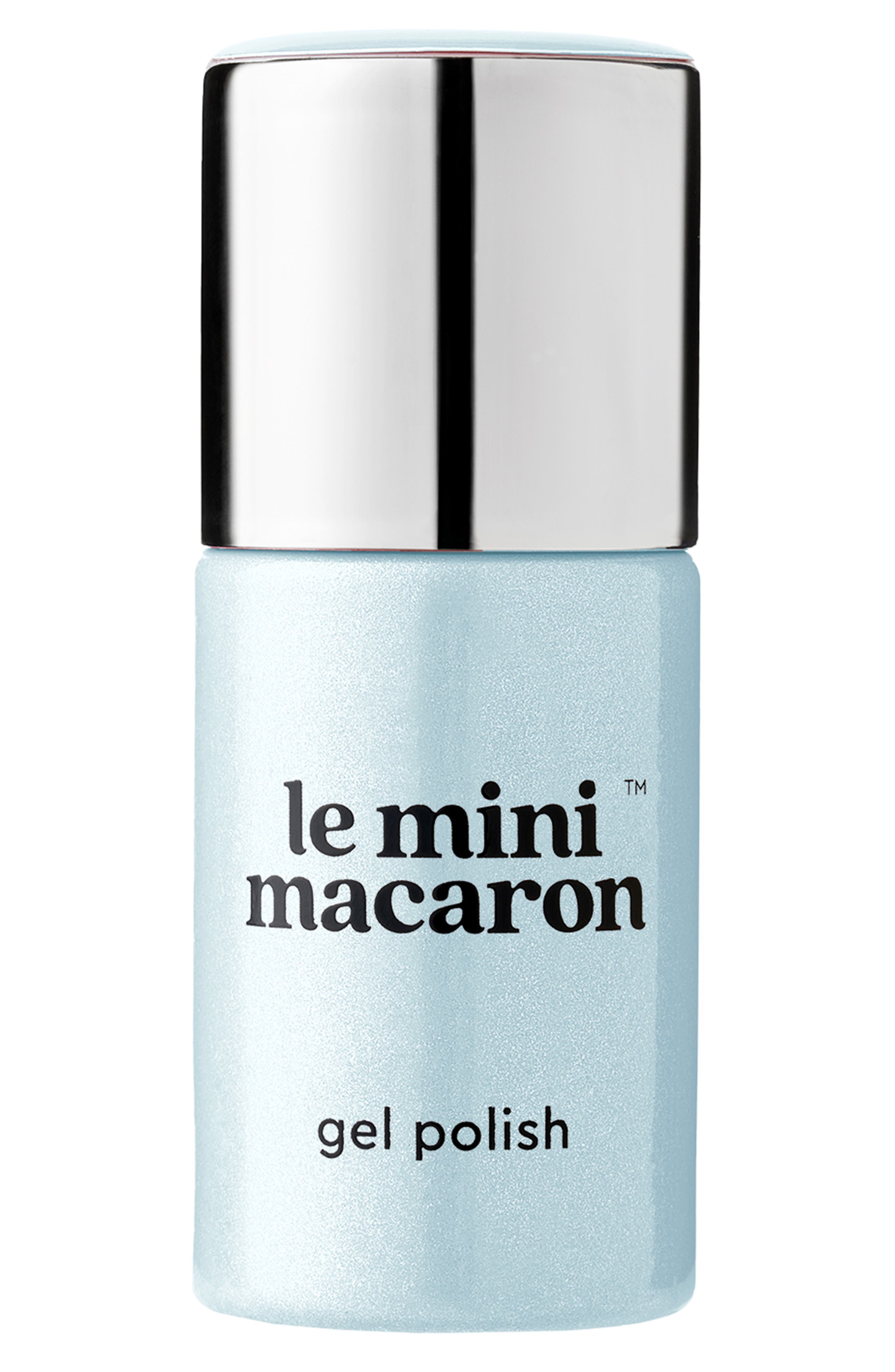 Le Mini Macaron Gel Nail Polish in Iced Blue 