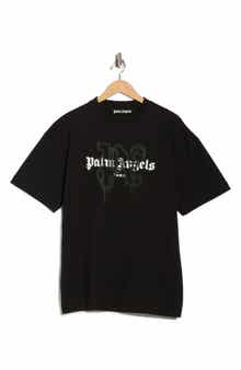 Palm Angels Logo Graphic Cotton T-Shirt
