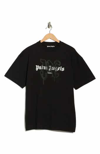Palm Angels Logo Graphic Cotton T-Shirt