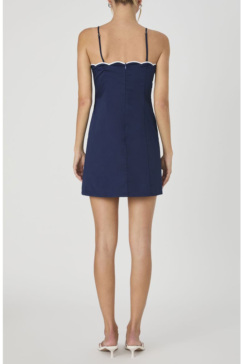 alexis cotton scallop mini dress Alexis Cot Scallop Minidress (Women)