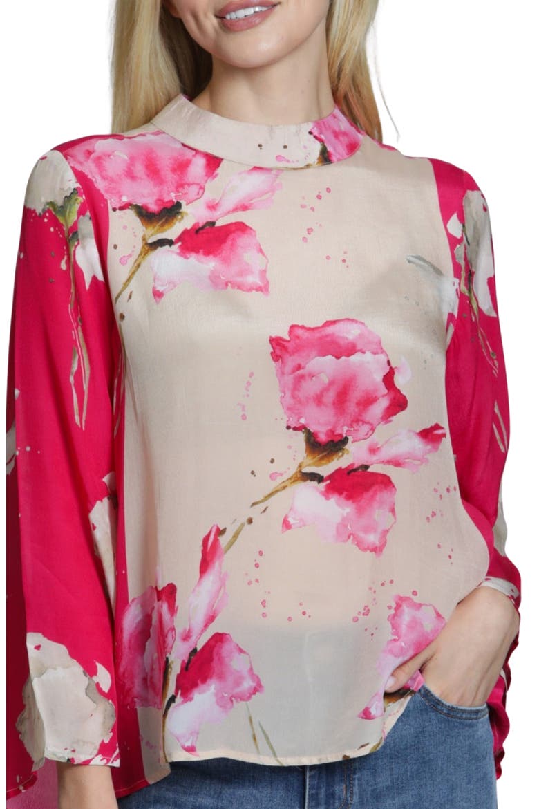 Floral Top, Main, color, PINK MULTI