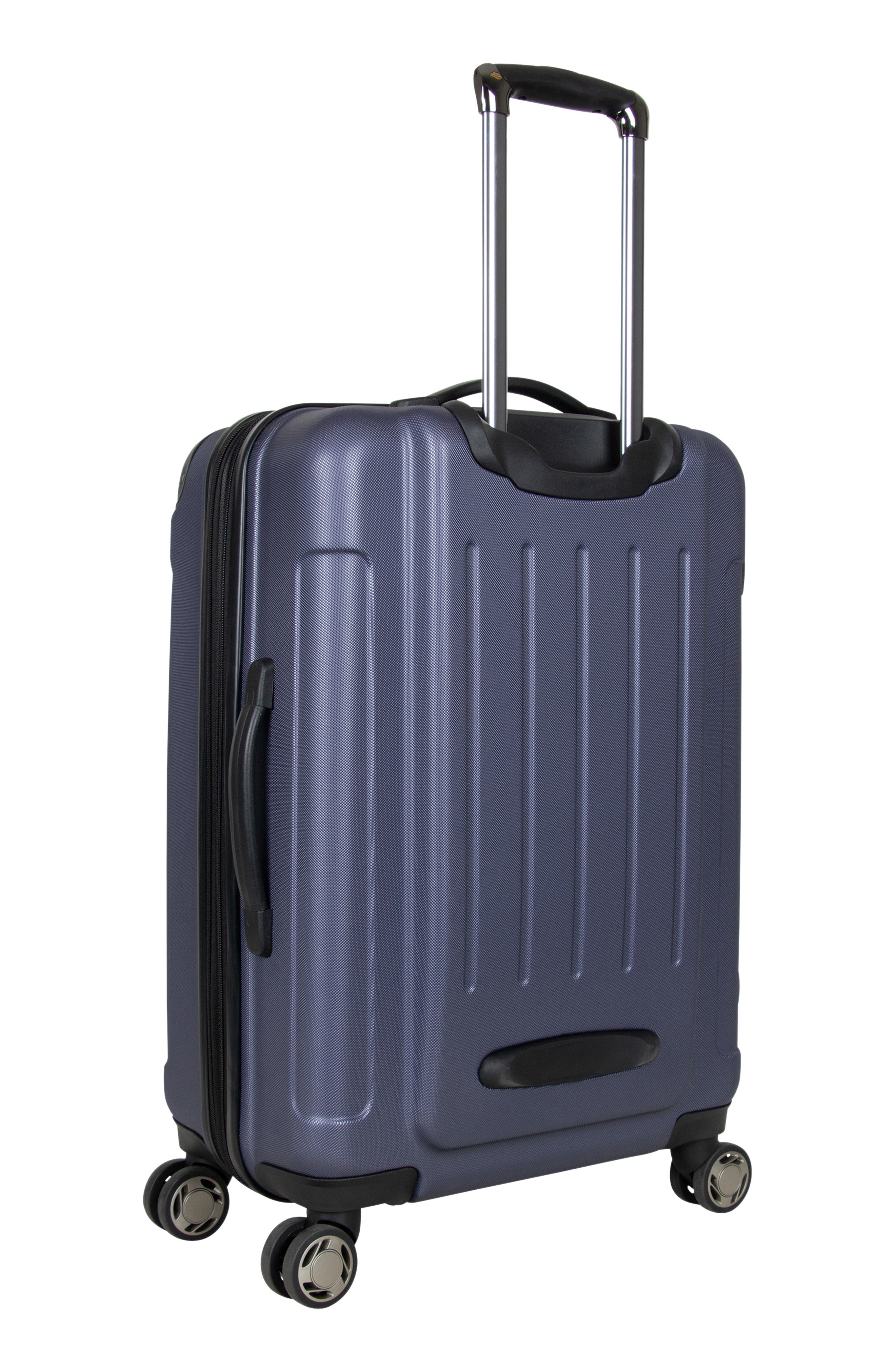 Kenneth Cole Renegade Expandable ABS 8 Wheel Suitcase - Size 24, Alternate, color, Smokey Purple