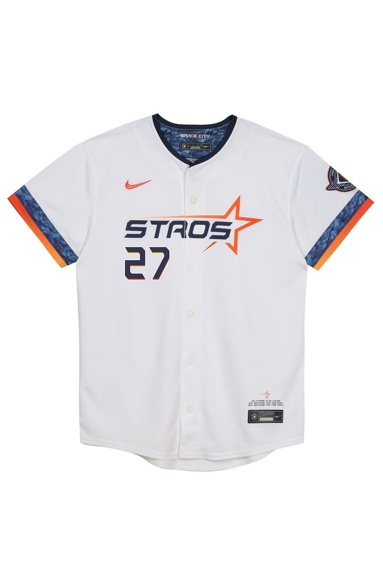 Nike Preschool Nike Jose Altuve White Houston Astros 2025 City Connect Limited Player Jersey, Alternate, color, White