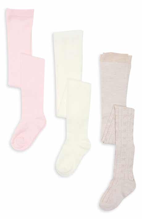 Kids' 3-Pack Bow Pointelle Sweater Tights
