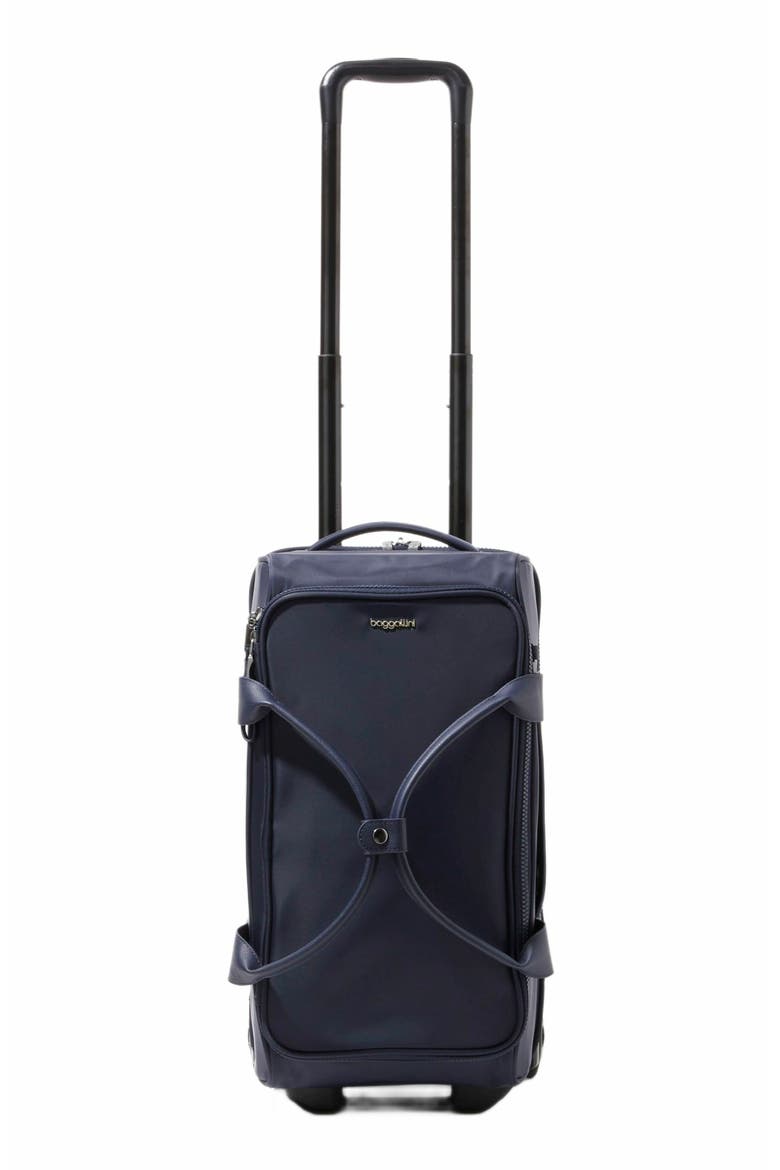 Gramercy Carry-On Travel Roller Duffel Bag, Main, color, French Navy