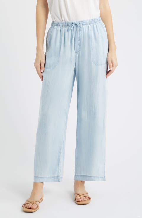 Asthin Chambray Drawstring Pants