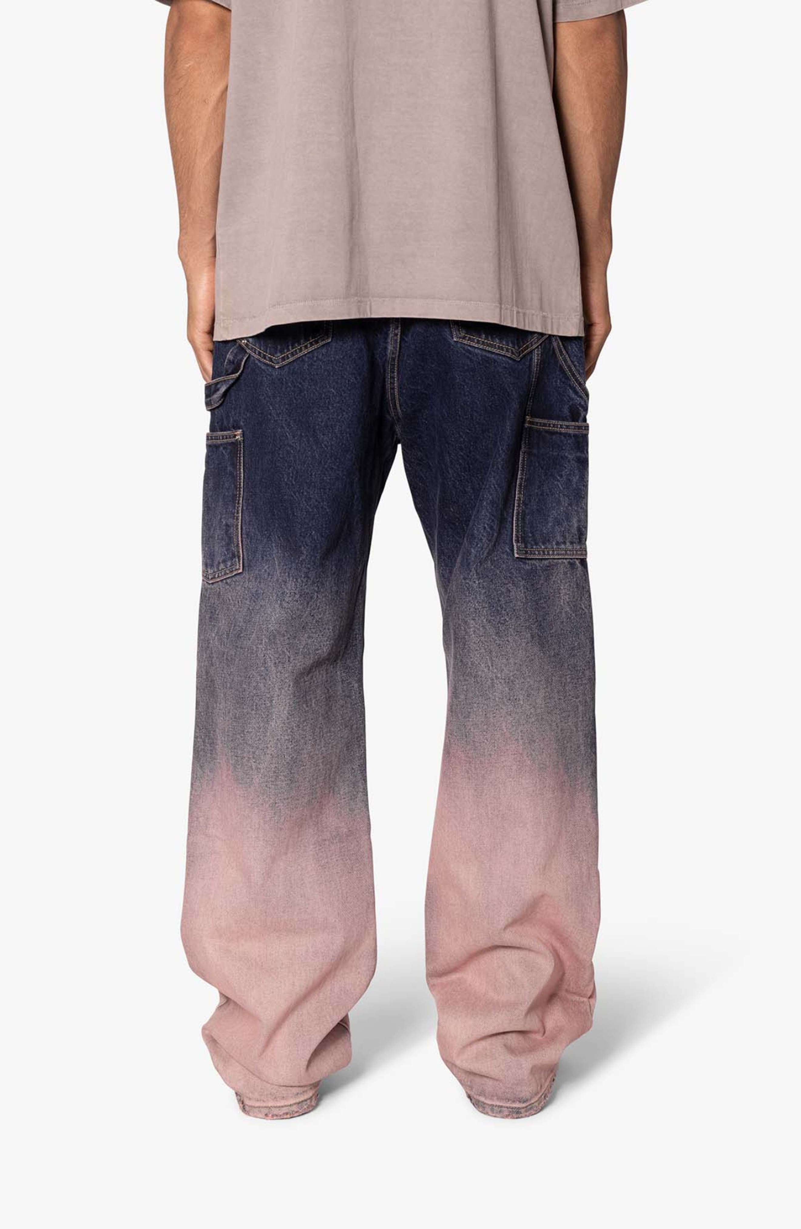 Gradient Nonstretch Ultra Baggy Carpenter Jeans - image 2