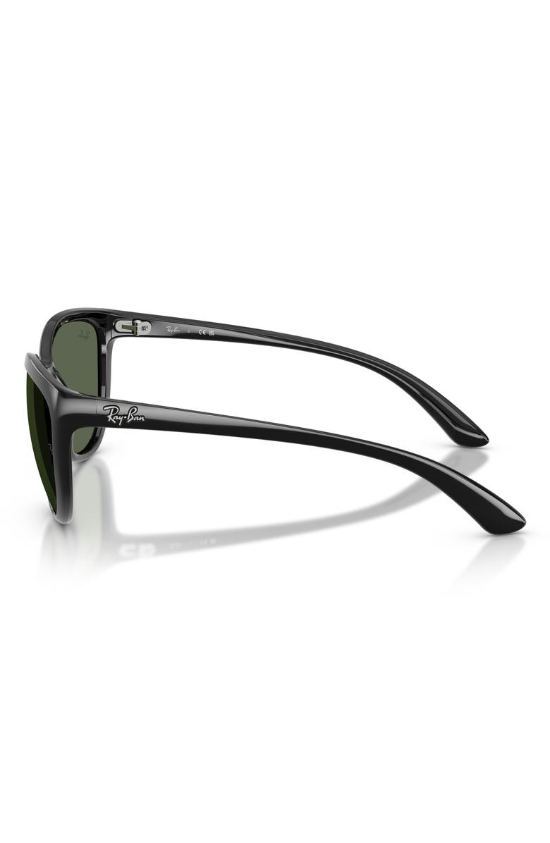 Ray-Ban 59mm Square Sunglasses, Alternate, color, Black