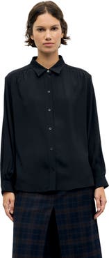 GERARD DAREL Lilie Pleat Detail Shirt