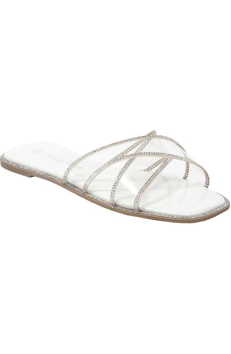 NINETY UNION Atlanta Slide Sandal, Main, color, White