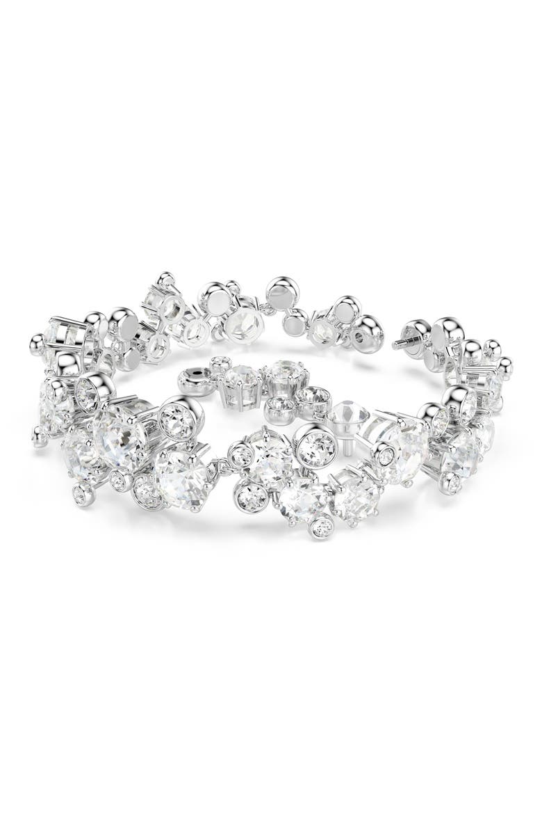 Constella Crystal Bracelet, Alternate, color, RHODIUM/ CRYSTAL