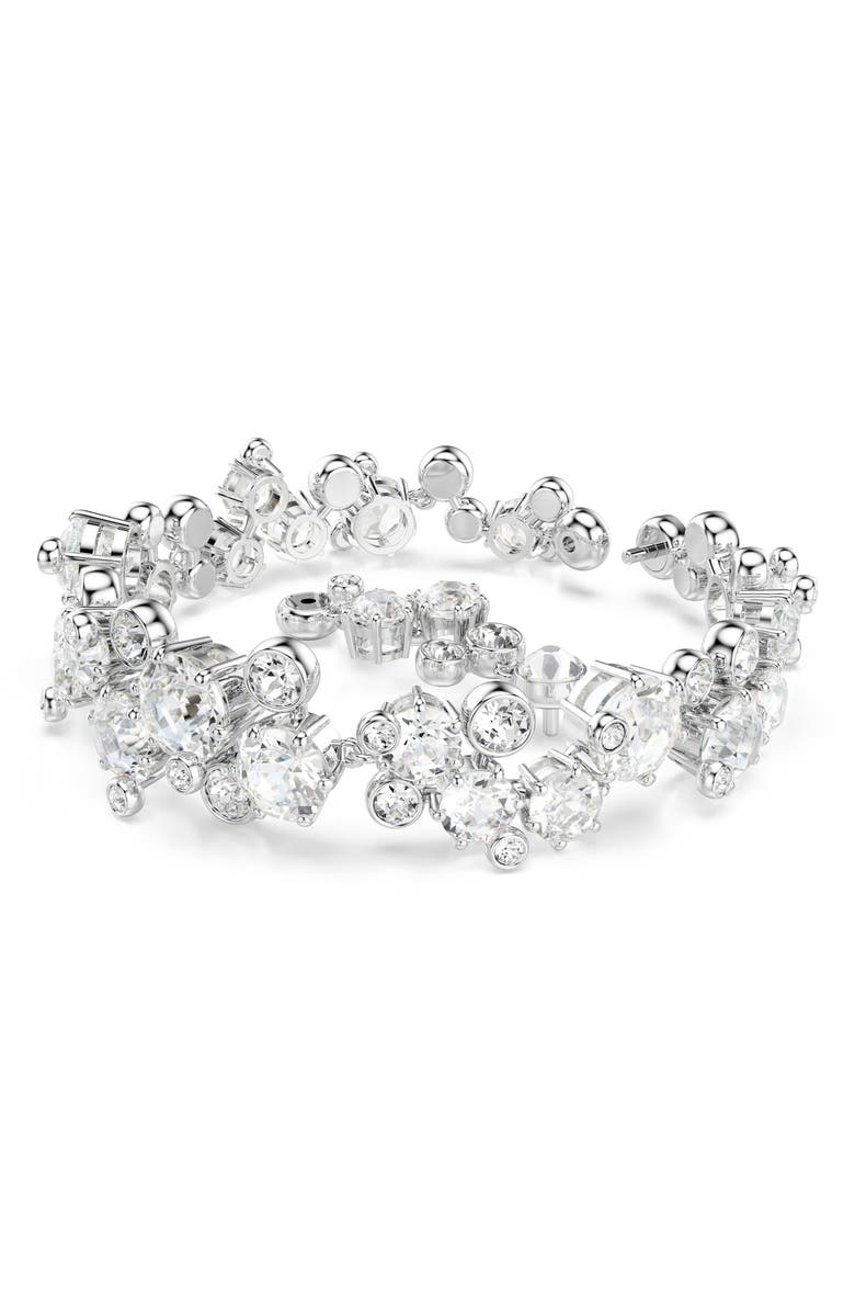 Swarovski Constella Crystal Bracelet, Alternate, color, Rhodium/ Crystal