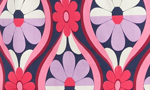 London Times Sateen Shift Dress In Multi