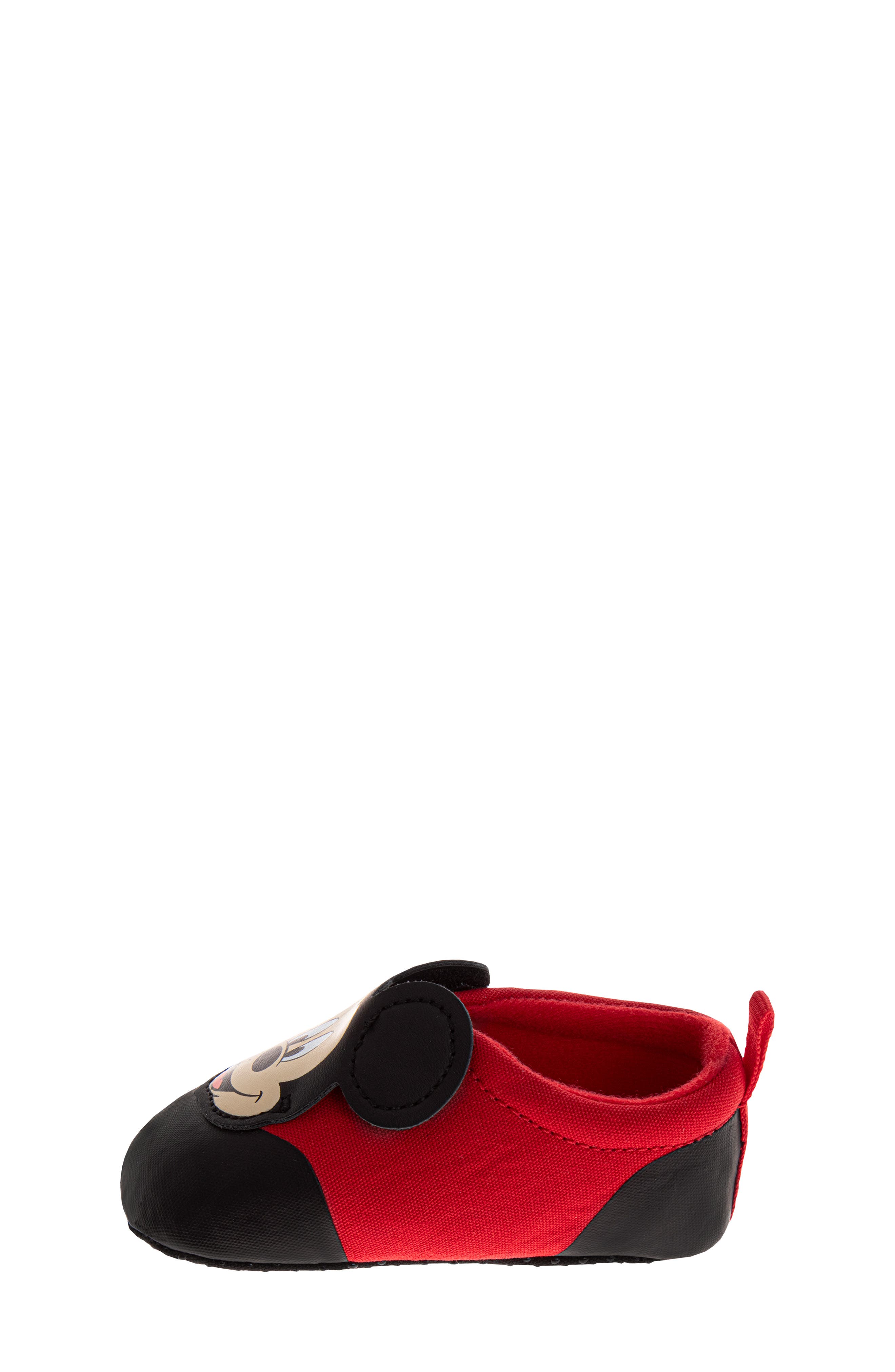 JOSMO Disney Mickey Mouse Slipper, Alternate, color, Red/ Black