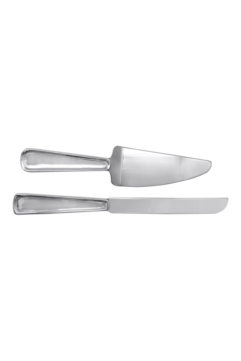 Signature 2-Piece Cake Server Set, Main, color, SILVER
