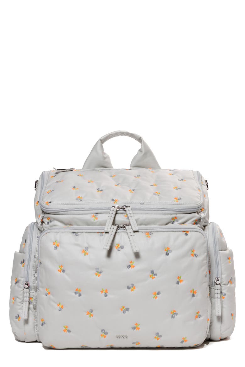 Large Embroidered Baby Bag, Main, color, DOVE - BLUE