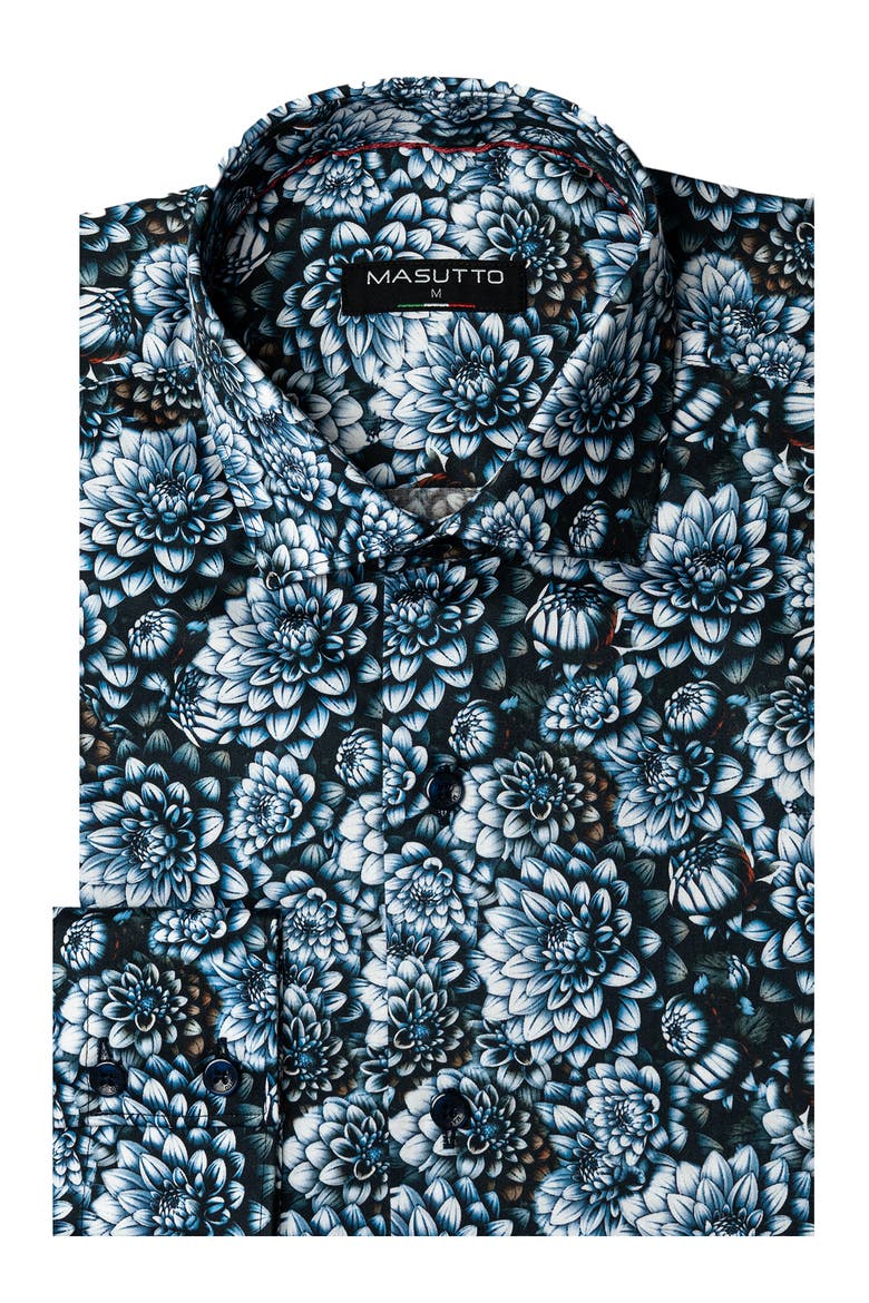 Lucio Print Button-Up Long Sleeve Shirt, Main, color, Multicolor