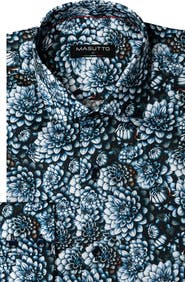 MASUTTO Lucio Print Button-Up Long Sleeve Shirt