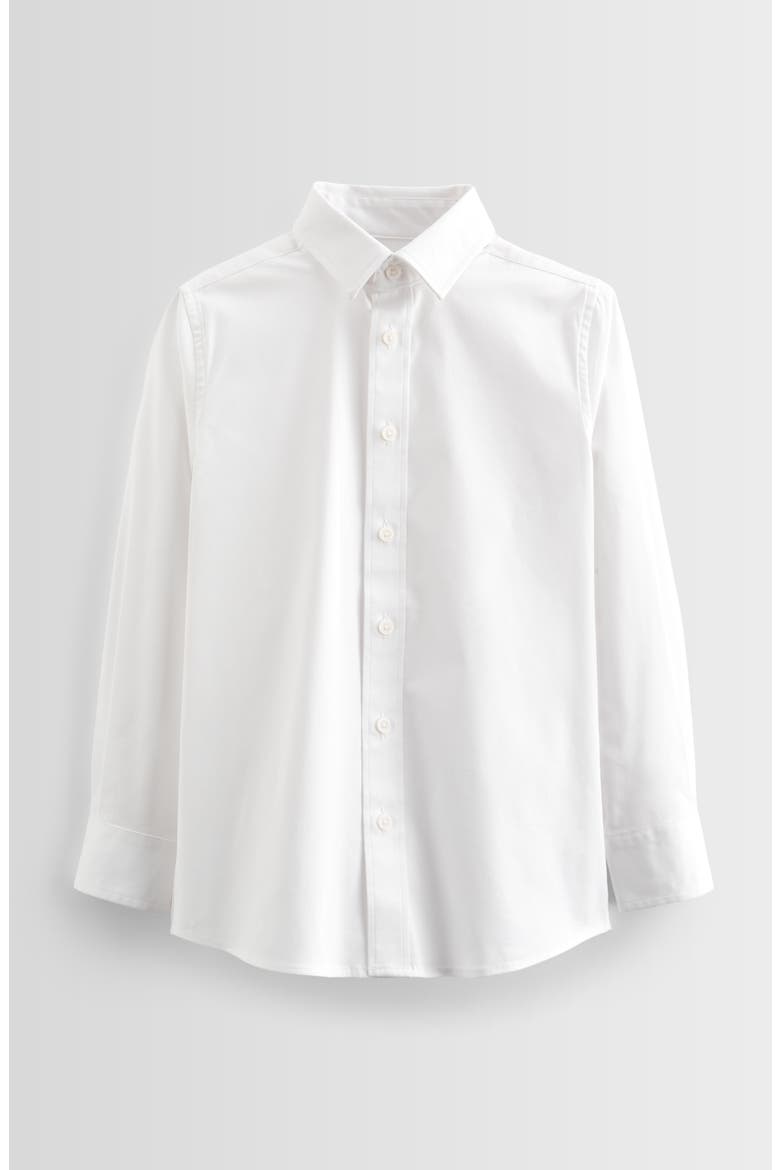 Kids' Stretch Dress Shirt, Main, color, WHITE