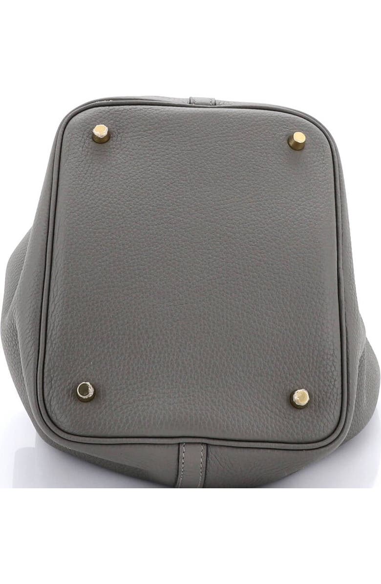 Pre-Owned Hermes Picotin Lock Bag Clemence MM, Alternate, color, Gris Meyer
