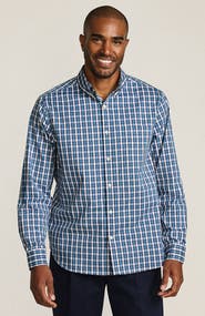 Lands' End Traditional Fit Long Sleeve Travel Kit Shirt