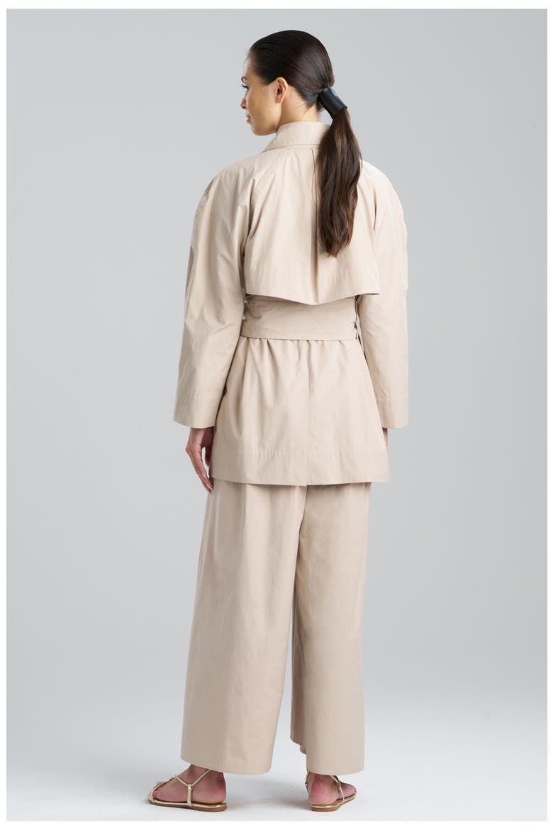 TECH COTTON TAFFETA Trench Coat, Alternate, color, BEIGE
