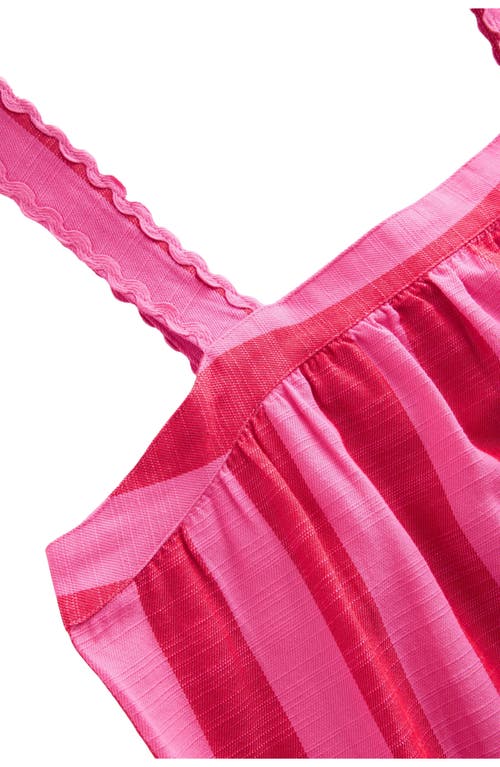 Next Stripe Maxi Dress In Pink