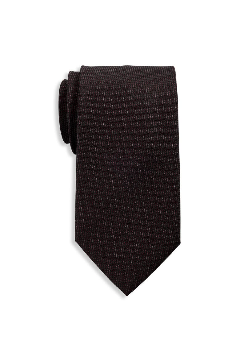 Big & Tall Shimmer Tie, Main, color, RED