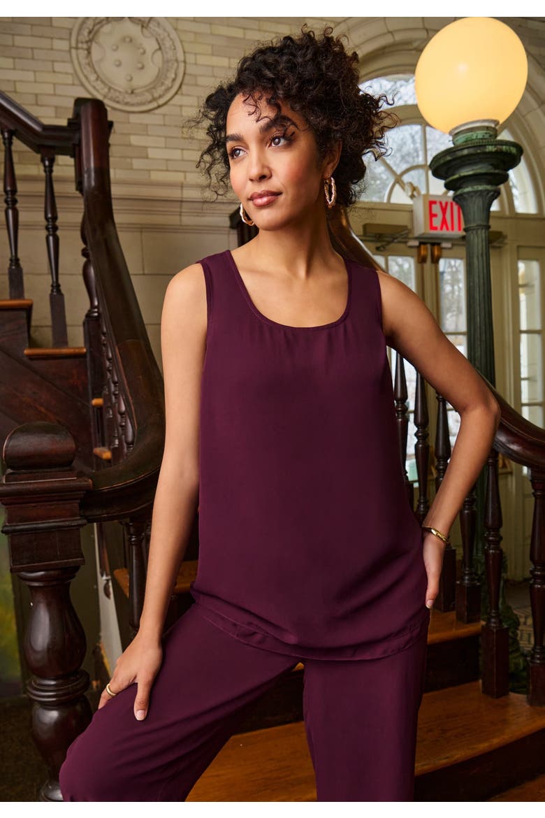 Georgette Three Piece Wardrober Set, Alternate, color, DARK BERRY