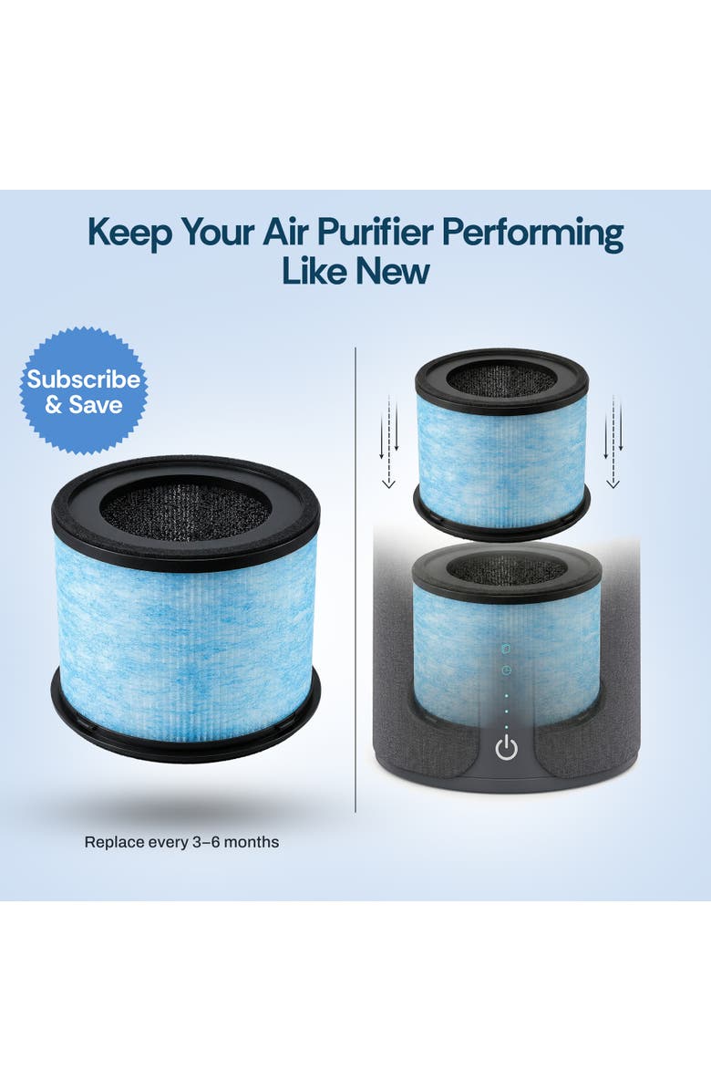 MIKO True HEPA Air Filter Replacement - Ibuki & Ibuki+, Alternate, color, Blue