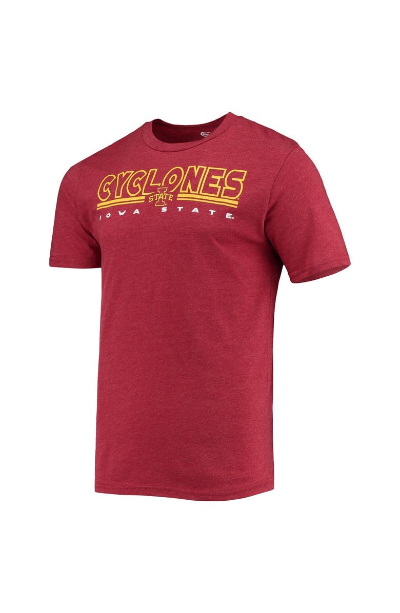 CONCEPTS SPORT Men's Concepts Sport Heathered Charcoal/Cardinal Iowa State Cyclones Meter T-Shirt & Pants Sleep Set, Alternate, color, Heather Charcoal