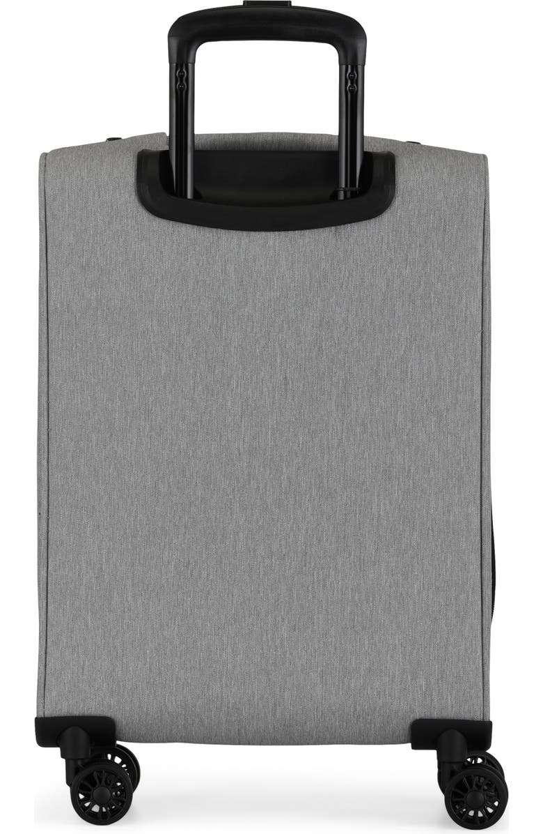 bugatti Reborn 3 Piece Softside Luggage Set with Expansion, Alternate, color, Grey