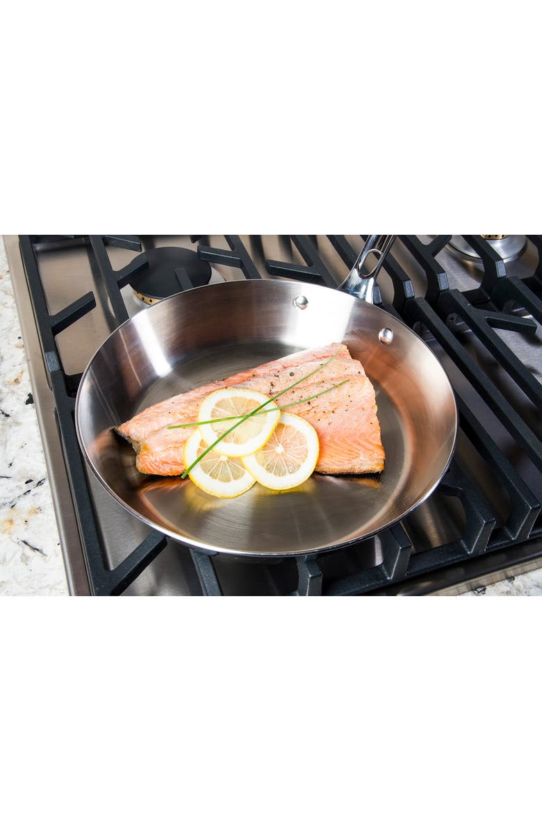 Viking 3-Ply Contemporary Stain 8-Inch Fry Pan, Alternate, color, Stainless Steel