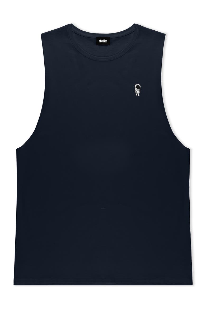 Astronaut Lightweight Jersey Tank, Alternate, color, Navy Blue