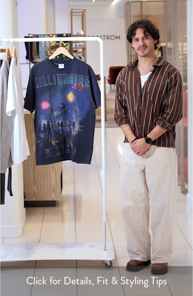 BB Mist Oversize Cotton Graphic T-Shirt, sales video thumbnail