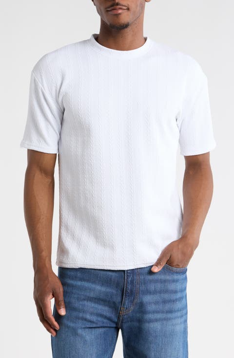 Textured Knit T-Shirt
