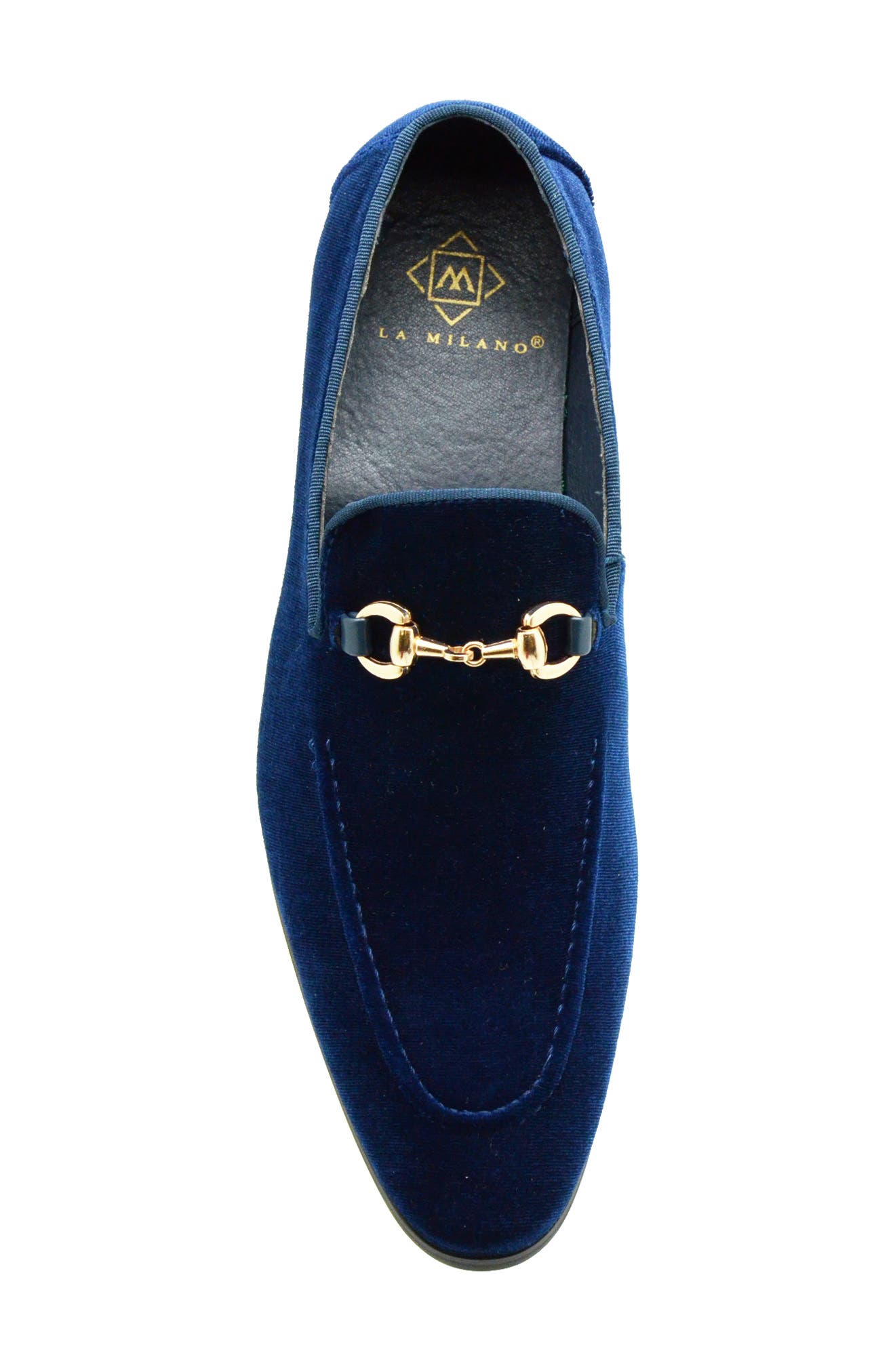 La Milano Barney Bit Loafer, Alternate, color, Navy