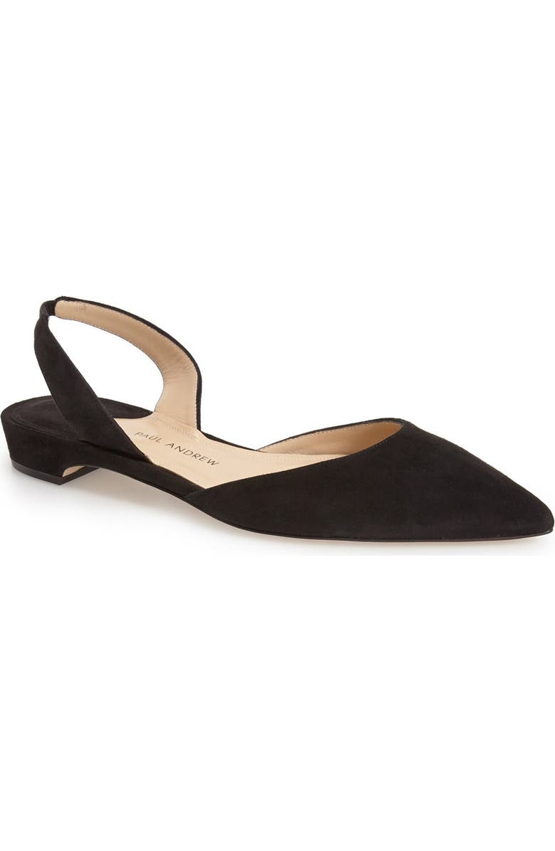Paul Andrew 'Rhea' Slingback Flat, Main, color,